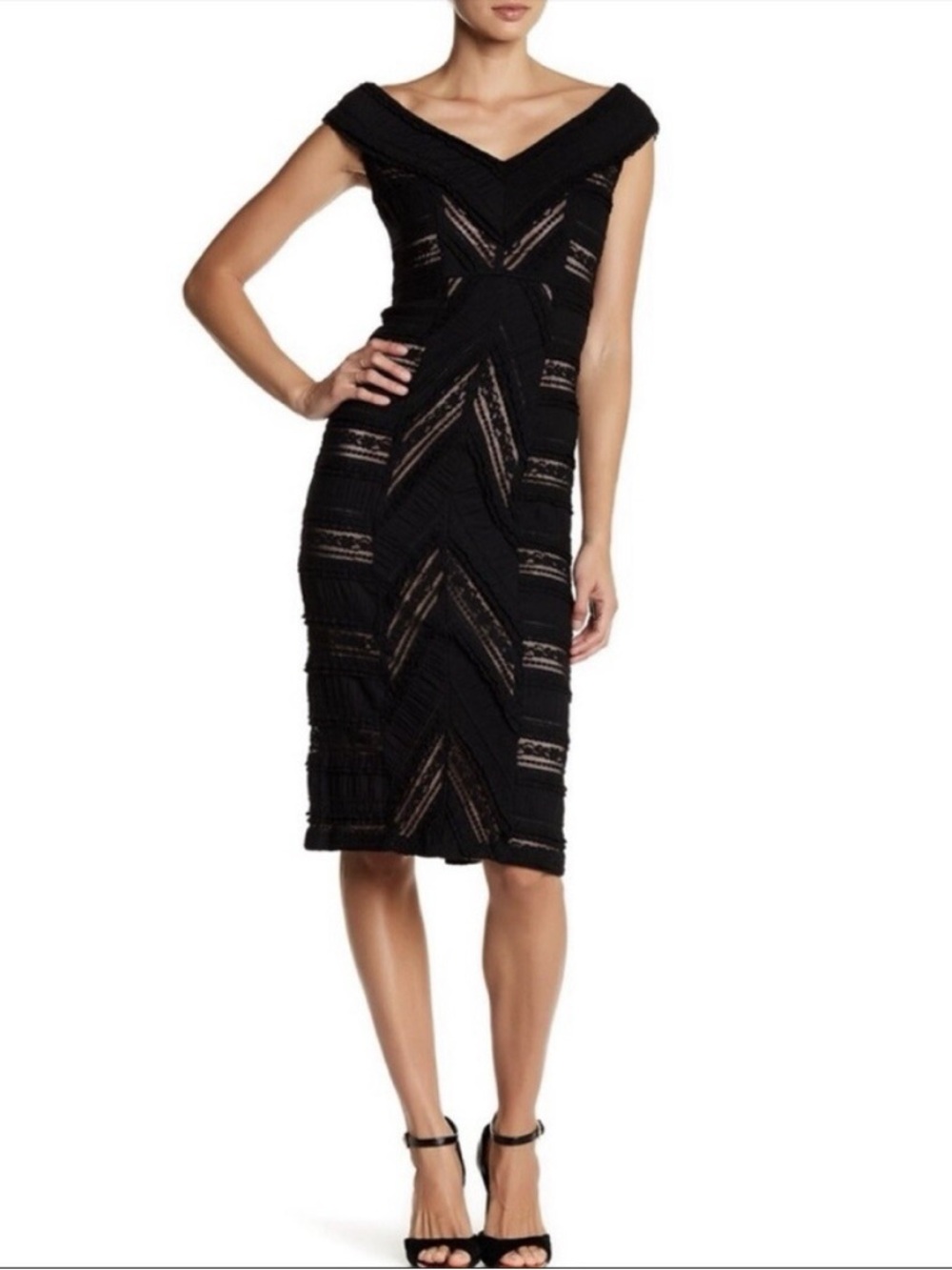 cinq a sept Aveline Off the Shoulder Lace Dress